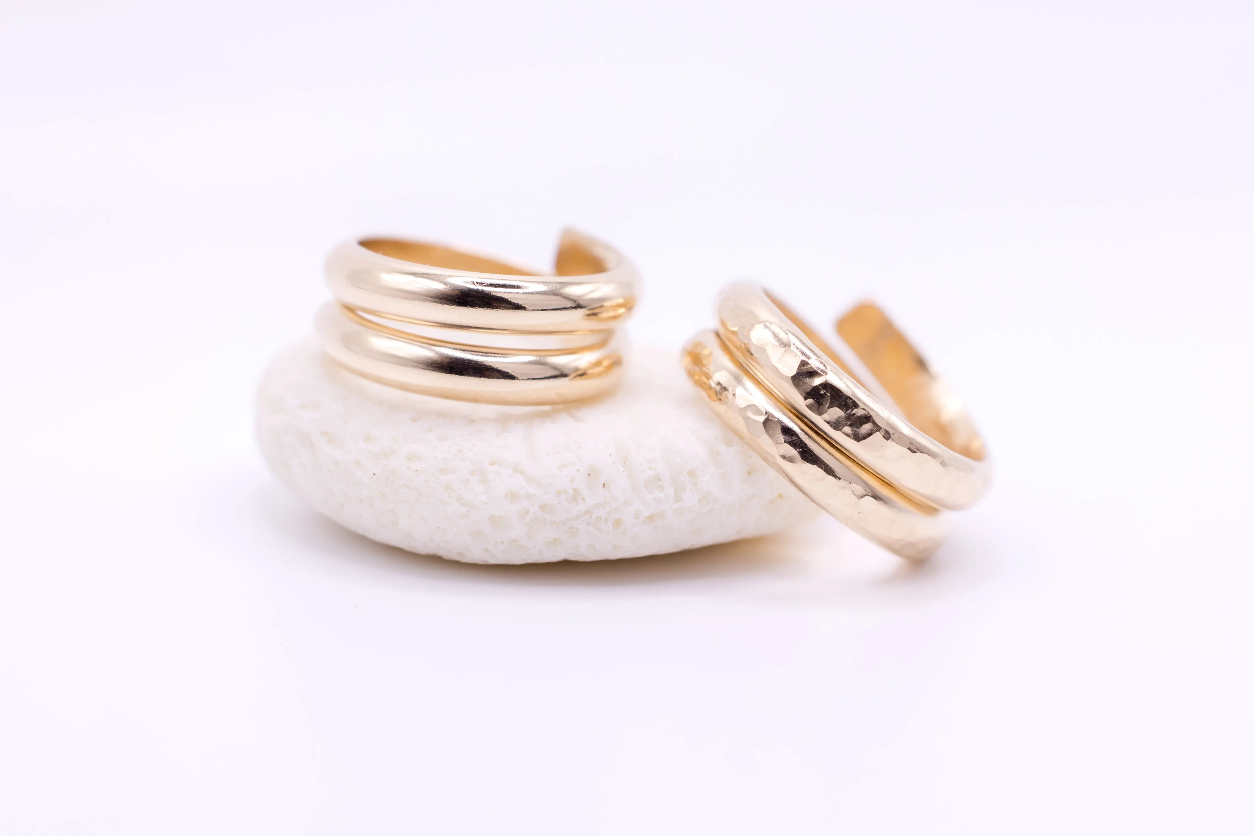 Wanderlust Hammered Gold Ring