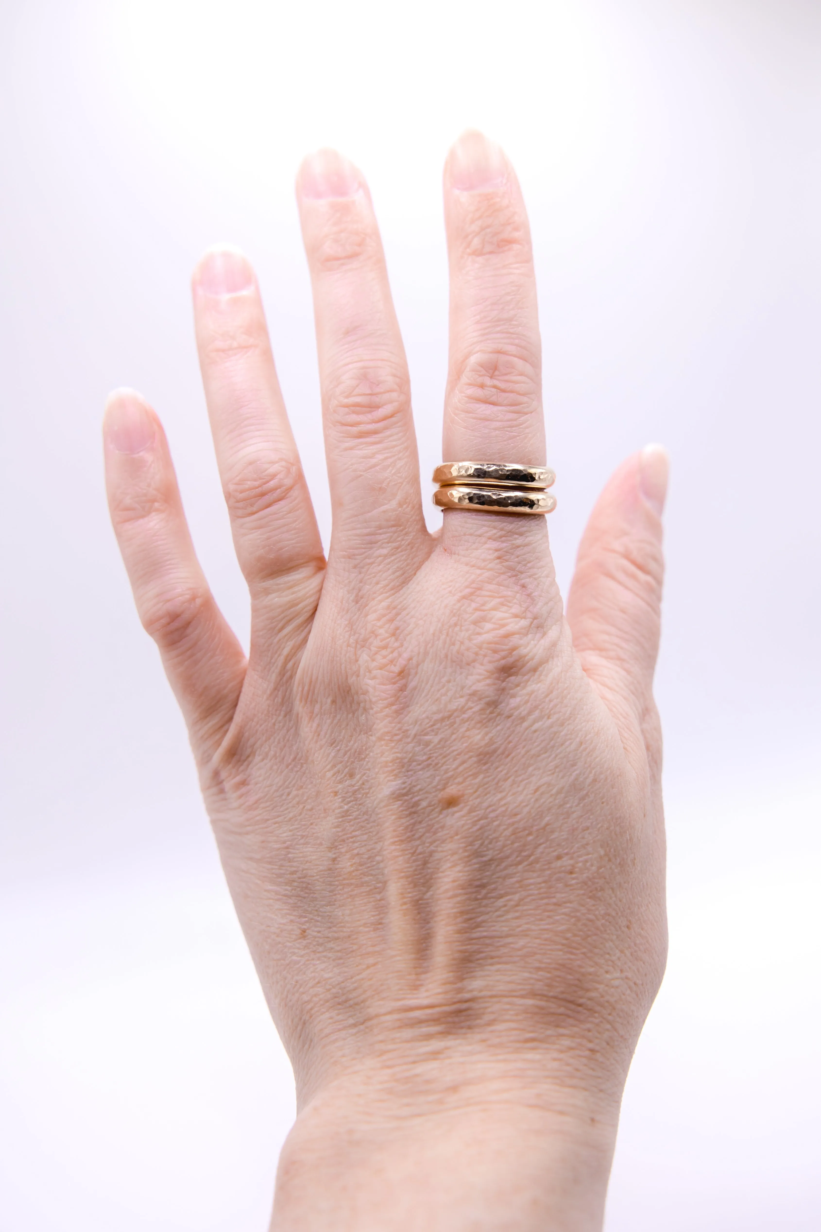 Wanderlust Hammered Gold Ring