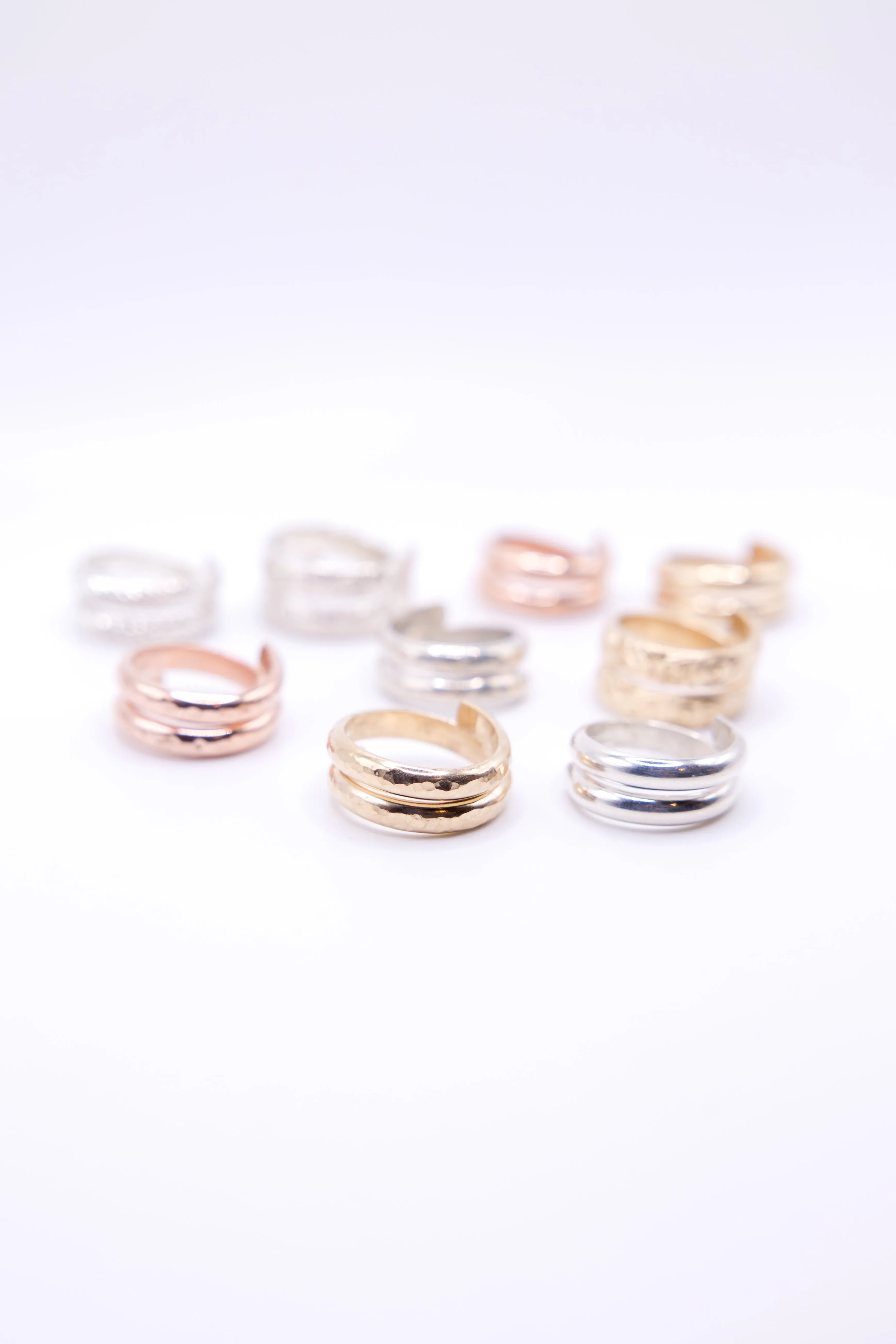 Wanderlust Hammered Gold Ring