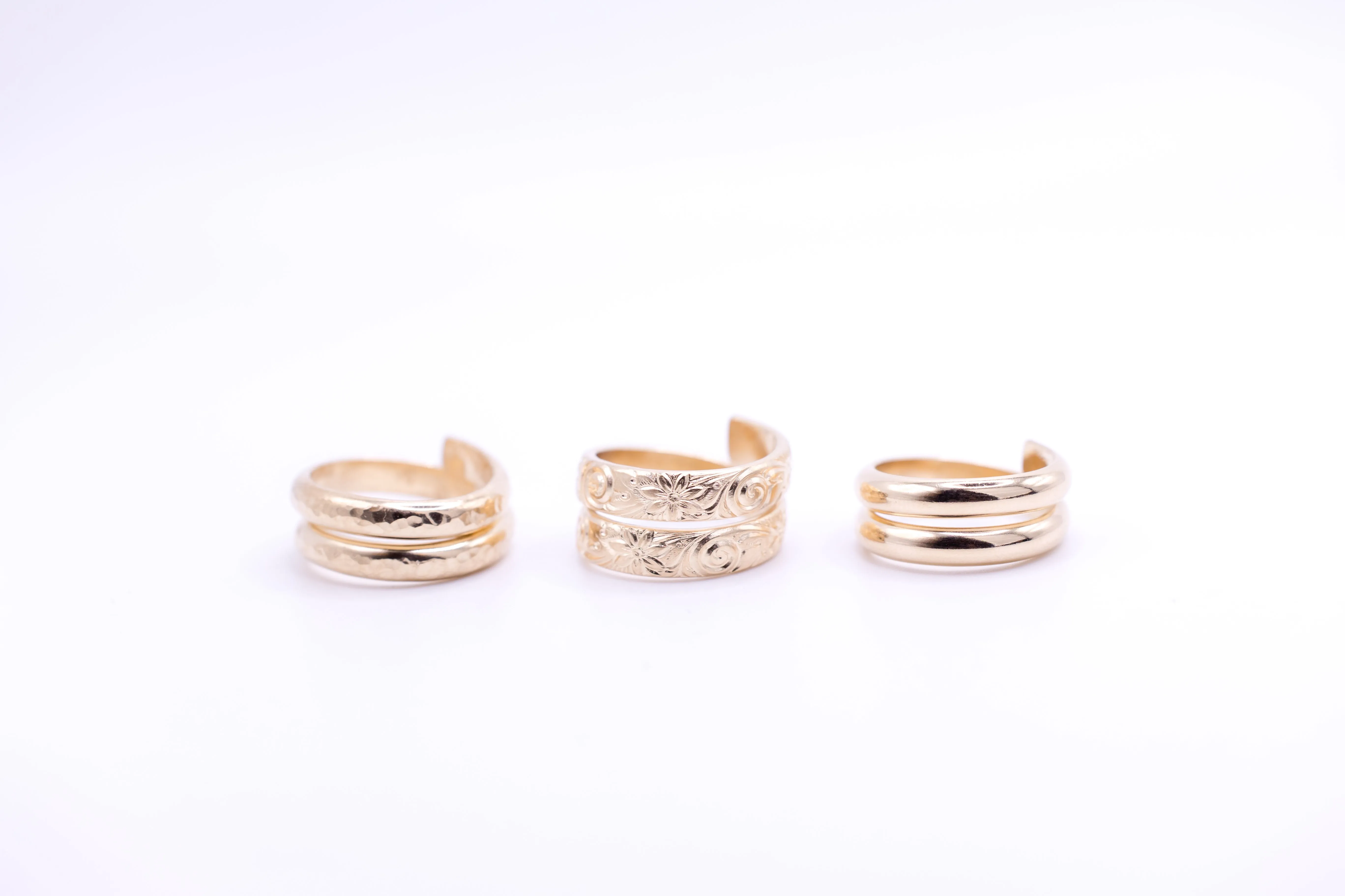 Wanderlust Hammered Gold Ring