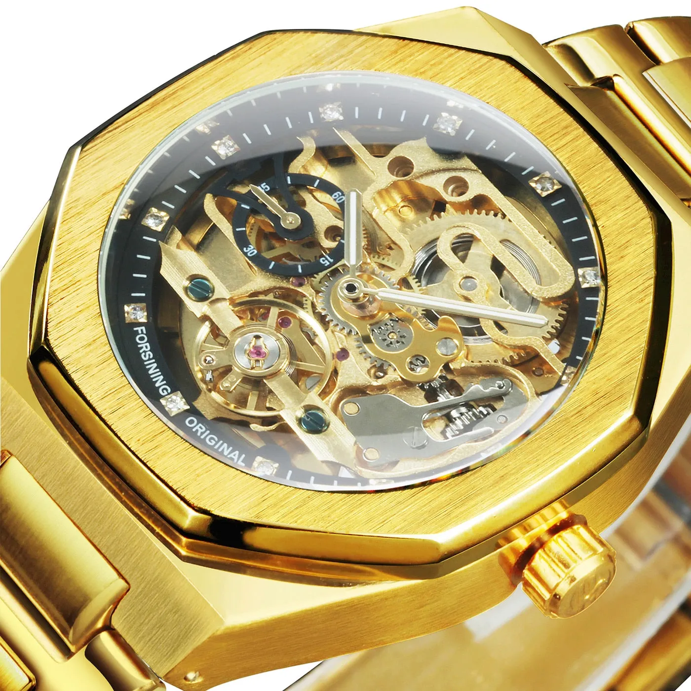 Watches Mens 2021 Automatic Mens Watches Top Brand Luxury Mechanical Tourbillon Watch Men Skeleton Navy Blue часы мужские Reloj