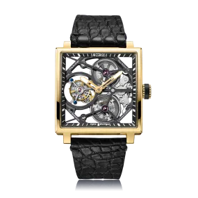 ZEROO T1 THE ARCHER FULL SKELETON TOURBILLONMANUAL TOURBILLON WATCH FOR GENTS - ZT002GBK