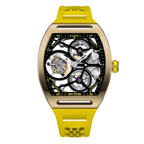 ZEROO T4 THE ARCHER FULL SKELETON TOURBILLONMANUAL TOURBILLON WATCH FOR GENTS - ZT004GYW