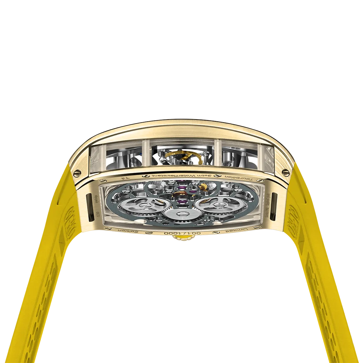 ZEROO T4 THE ARCHER FULL SKELETON TOURBILLONMANUAL TOURBILLON WATCH FOR GENTS - ZT004GYW