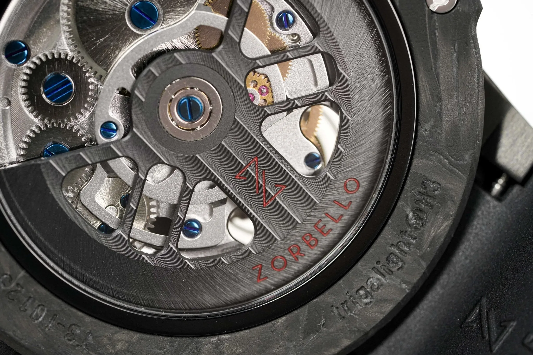 Zorbello Watch T3 Tourbillon Black Super-Luminova® Tritium ZBAD001 *Free Watch Winder*
