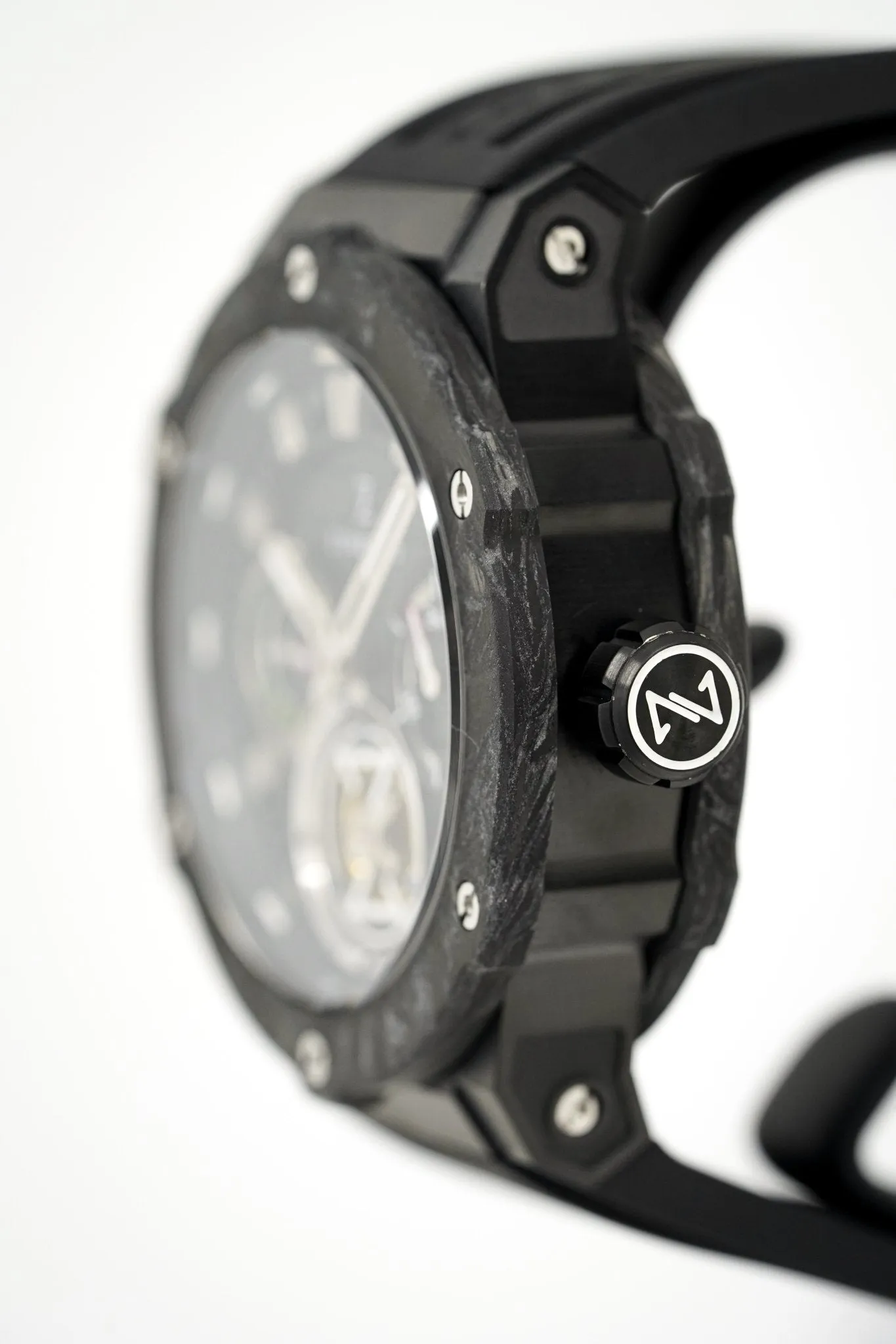 Zorbello Watch T3 Tourbillon Black Super-Luminova® Tritium ZBAD001 *Free Watch Winder*