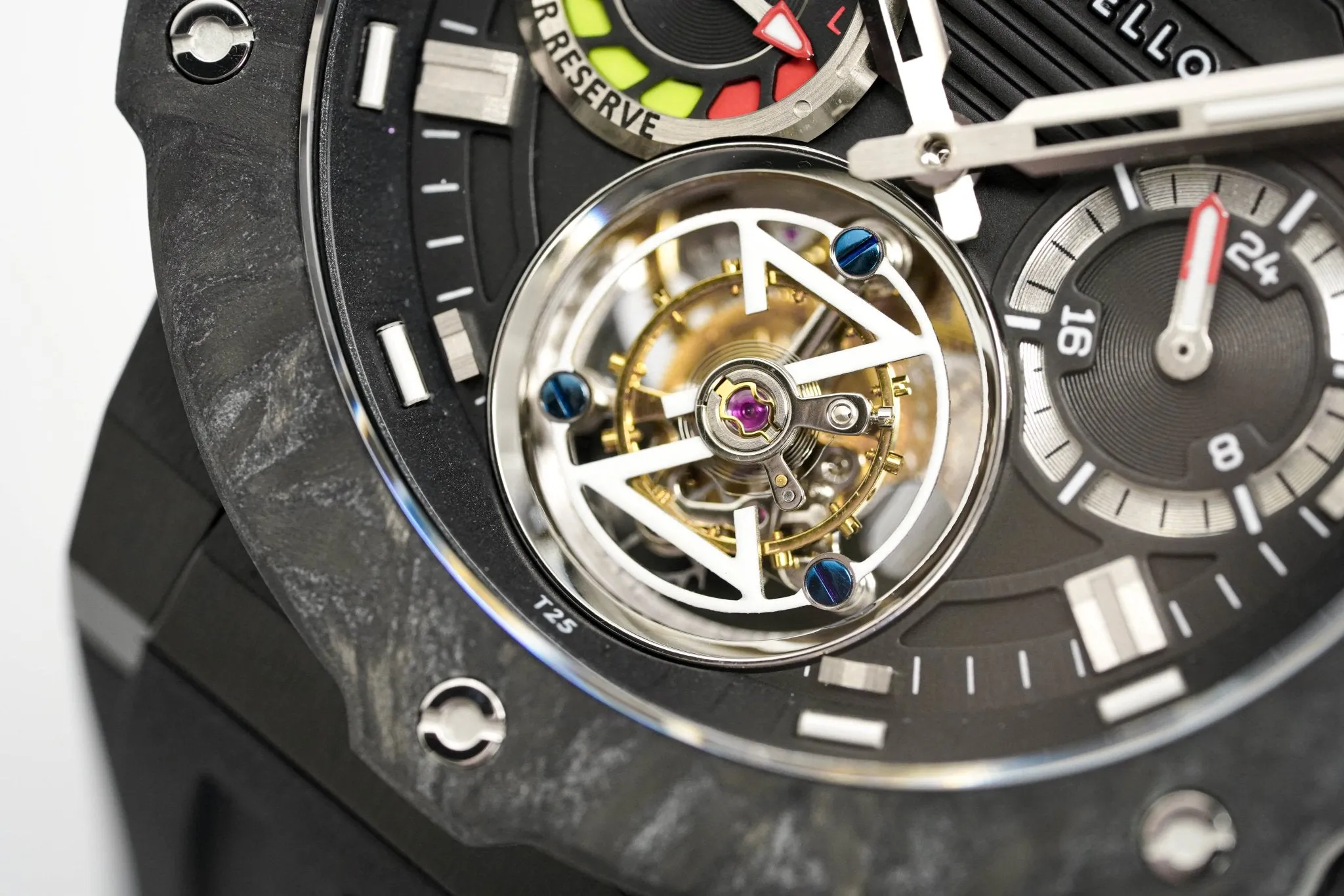 Zorbello Watch T3 Tourbillon Black Super-Luminova® Tritium ZBAD001 *Free Watch Winder*