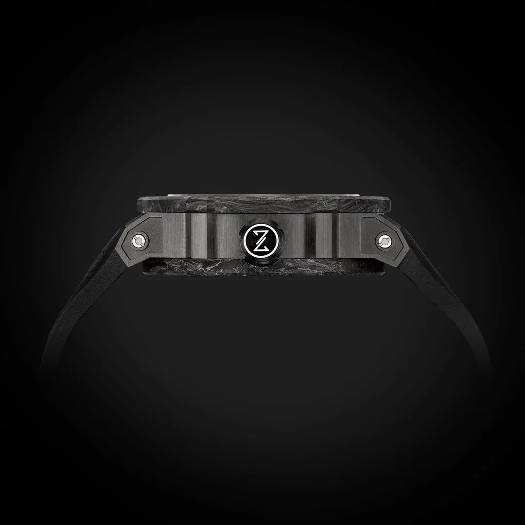 Zorbello Watch T3 Tourbillon Black Super-Luminova® Tritium ZBAD001 *Free Watch Winder*