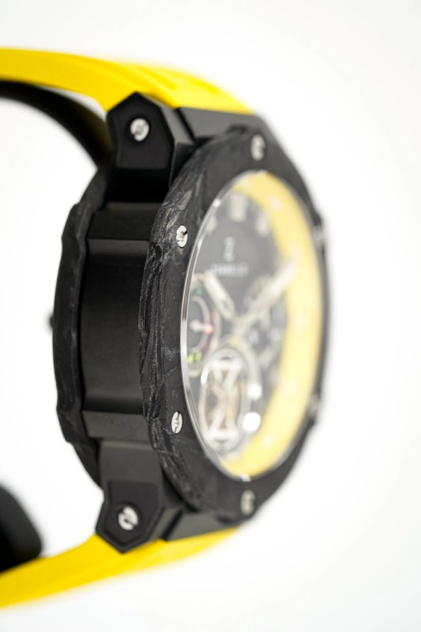 Zorbello Watch T3 Tourbillon Yellow Super-Luminova® Tritium ZBAD003 *Free Watch Winder*
